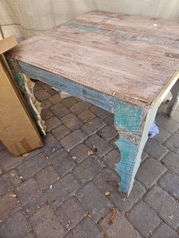 Square Farmhouse Dining Table