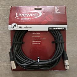 XLR Microphone Cable 25 Ft New