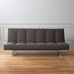 CB2 Grey Futon Sofa Bed