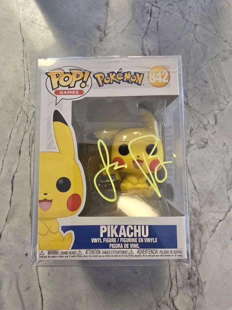 Pikachu Funko Pop *Autographed* Pokemon