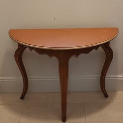 Half Wooden Table