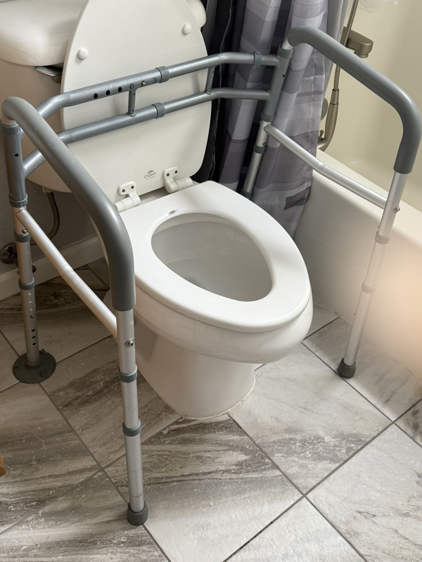 Portable Heavy Duty Toilet Seat Rails