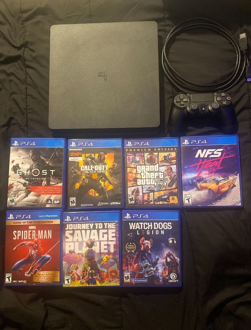 PS4 Bundle- No Controller Cord Or Power Cable