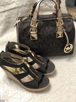 Mk Zapatos Size /7 Mk Bolsa