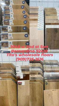 Vinyl And Laminate Flooring 5.5mm-12mm. Prices Vary 