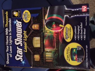 Star shower Christmas