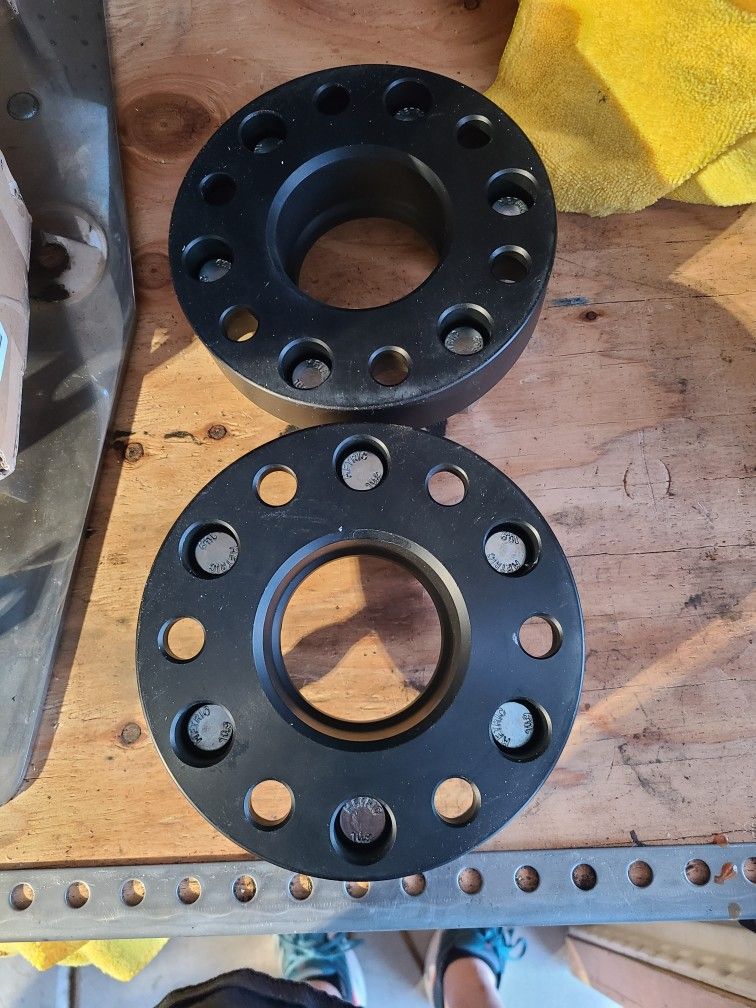 6 X 5.5 Aluminum Wheel Spacers. Never Installed. for Sale in Las Vegas
