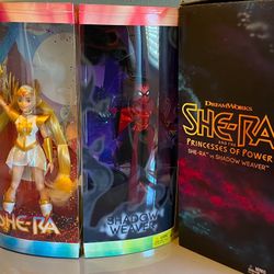 SheRa and Shadow Weaver Collectible Figurines