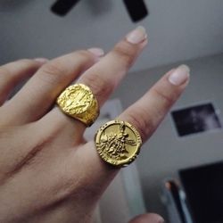 Archangel Michael Gold Ring 