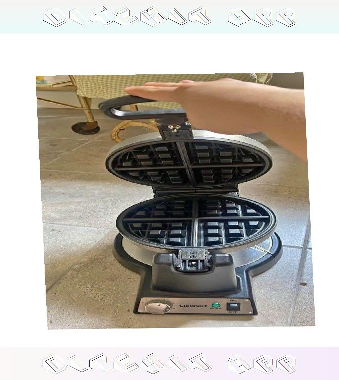 fill travel Compact Waffle Iron - Amazing Breakfast Goodies Every Morning