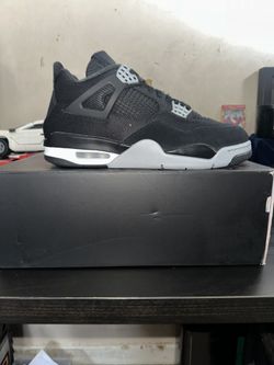 Jordan 4 Black Canvas