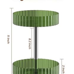 360° Rotating Vanity Organizer 2 Tier, Makeup Organizer