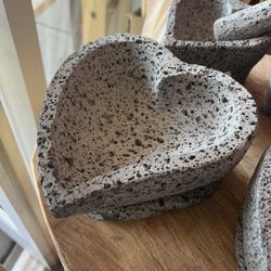 Valentines Day Stone Heart Shape Molcajete! We Currently Have All Sizes!