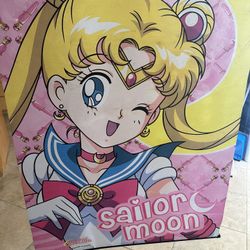 Sailor Moon Fabric Poster