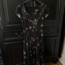 Used Hell Bunny Grungy Spider Dress Size XS
