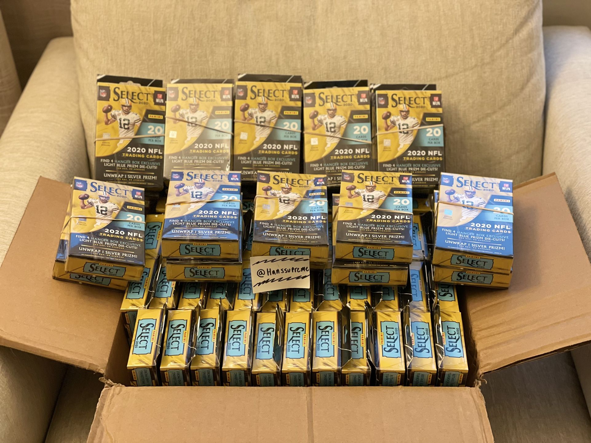2020 Panini Select Football Hanger Boxes (LOT OF 60!) *BRAND NEW, FACTORY SEALED*