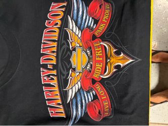 Large Harley tshirt