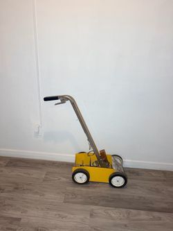 Yellow Walk-Behind Line Striper Machine