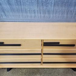 Mid Century Modern Style 6 Drawer Dresser(New)