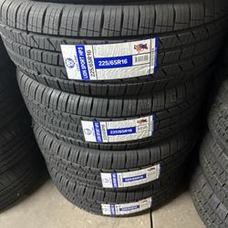 BRAND NEW TIRES 225/65r16 LIONSPORT ALL SEASON FOR SALE SET OF 4 TIRES $329 WITH INSTALLATION AND BALANCING 