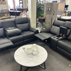 Ashley Reclining Sofa And Loveseat