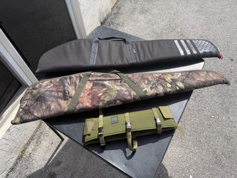 $35 for all 3! Lot of 3 Soft Sided Padded Zippered Hunting Cases!