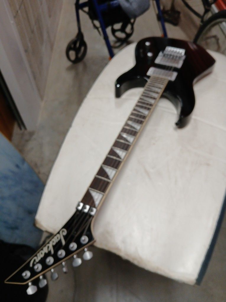 Jackson OLD SCHOOL SOLOIST....w Custom Brushed Steel Hdwr...in Near Mint Condition....$750