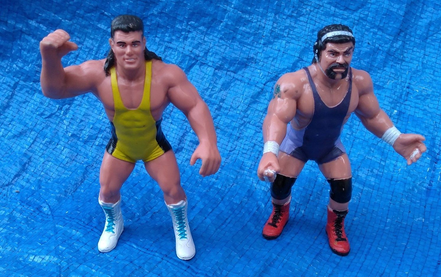 1991 Galoob WCW The Steiner Brothers Action Figure Lot World Championship Wrestling Vintage Collectible
