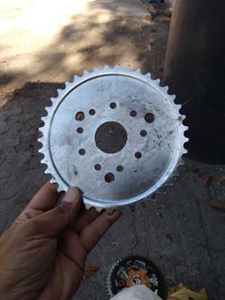 Sprocket For A Motorbike