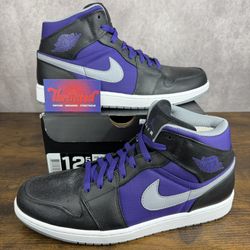 NEW Air Jordan 1 Retro Phat Court Purple Size 12.5 364770-018 Men’s Sneakers OG Rare