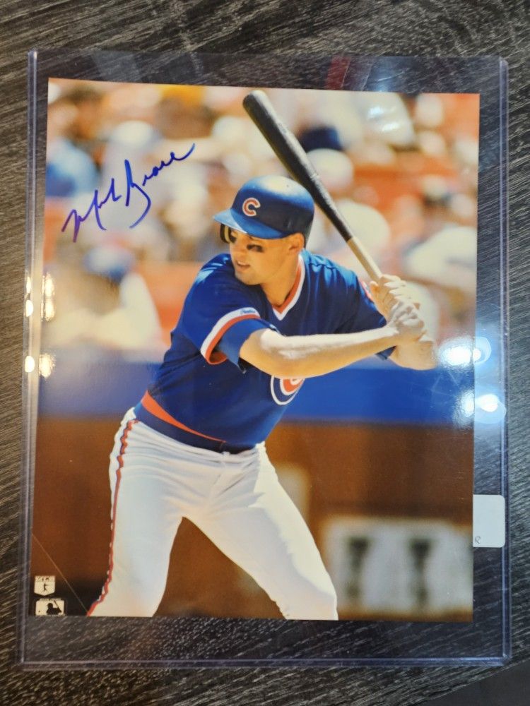 Signed Mark Grace Chicago Cubs 8x10 Autograph Photo MLB Baseball