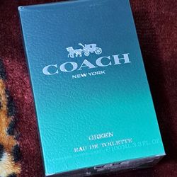 NEW & SEALED " COACH GREEN MEN'S 3.3 OZ SPRAY 45$