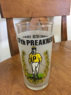 Pimlico 1982 Horse Racing Glass 107th