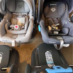 UppaBaby Mesa 2 Car seats With Bases 