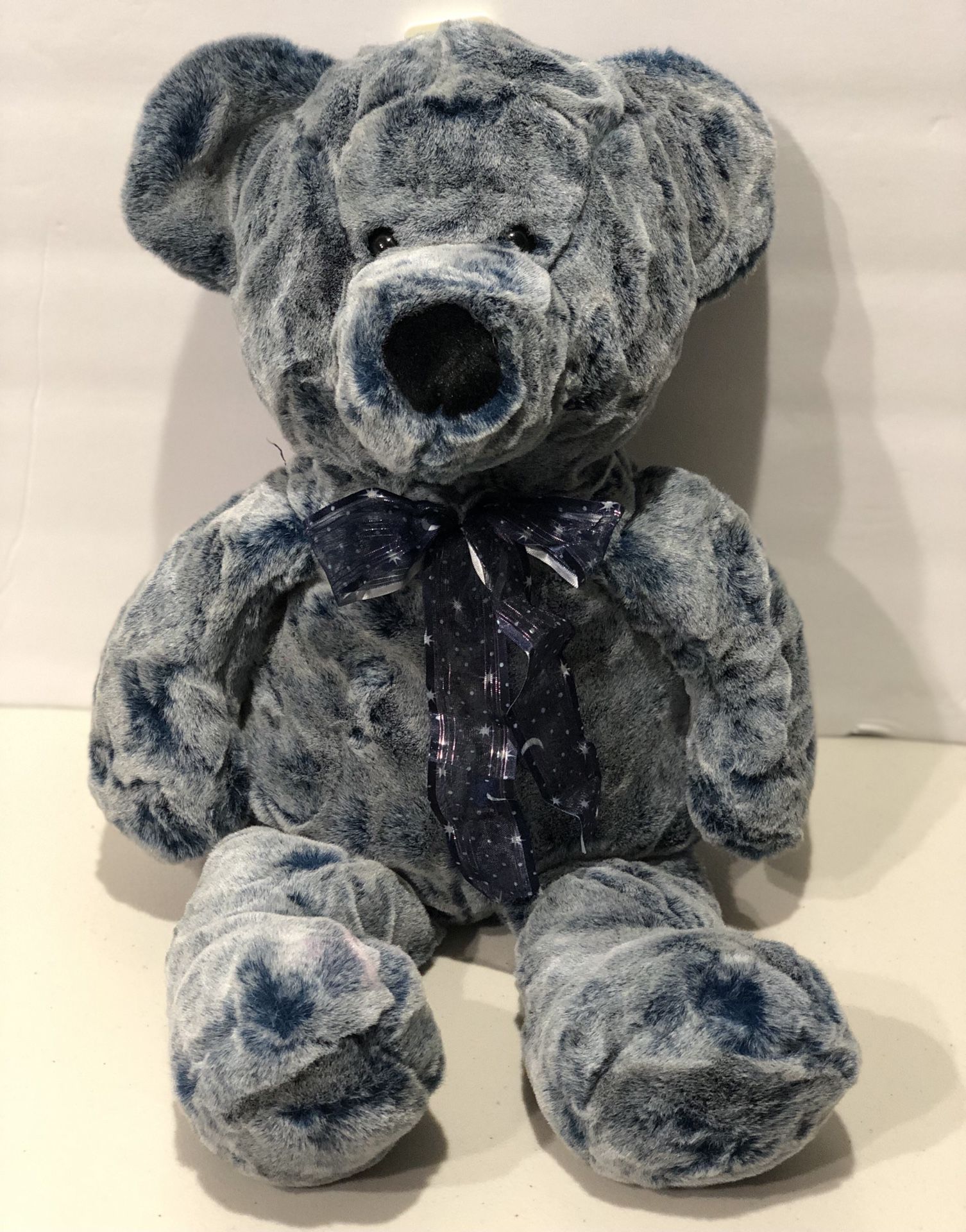 Vintage 90’s Blue 20” Super Soft Plush Teddy Bear