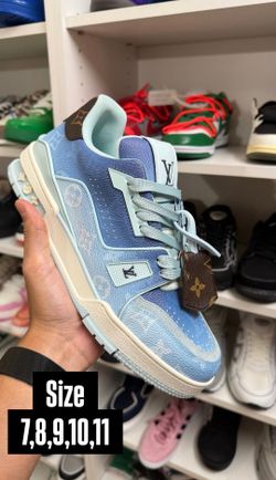 LV TRAINER SNEAKERS BLUE NEW COLLECTION