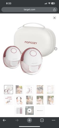 Momcozy Mobile Style/M6 Hands-Free Wearable Electric Breast Pump Set