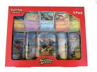 Pokemon Ascended Heroes Mini Tins 5 pack