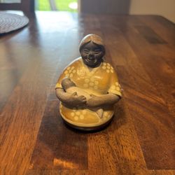 Vintage Juana Sasa H. Chuiwialias Figurine Made in Peru