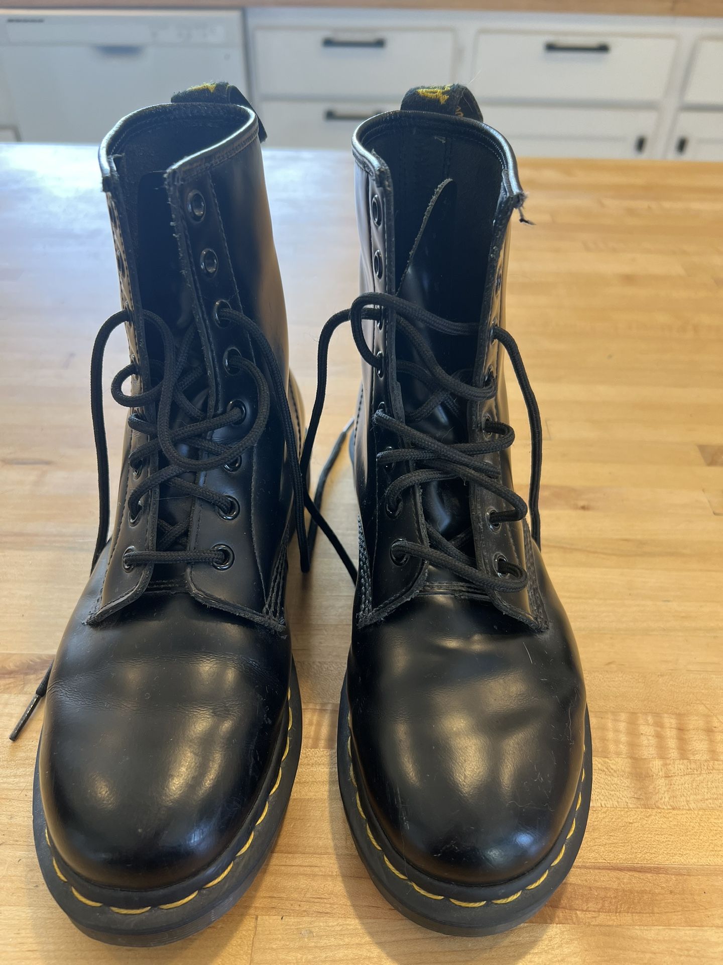 Dr Martens Black Lace Up Boots