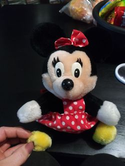 Vintage Mini Mouse stuffed animal