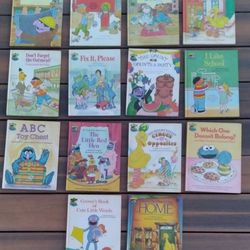 Hardcover Sesame Street  Book Club Book Collection - 14  Books