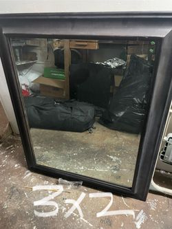 Big Mirror, Black frame, Great Condition