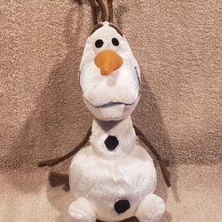 OLAF PLUSH DOLL FROM DISNEY'S FROZEN ANIMATED MOVIE * SNOWMAN FILM DISNEY TOY CHILD CHILDREN