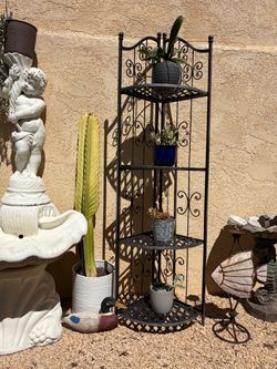Corner Iron plant stand for only 50 dollars