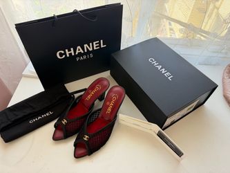 Chanel Mesh Sandals