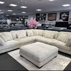 I'm selling a modular sectional with an ottoman. Ask for price. Not free.