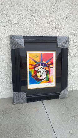 Peter Max liberty head 12 x 16