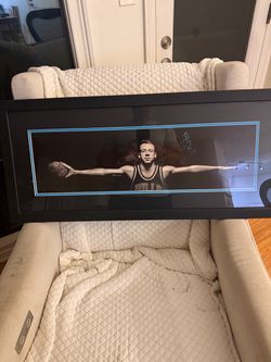 Unique signed Macklemore poster. Professional frame