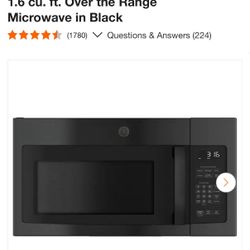 GE Over Range Microwave 
